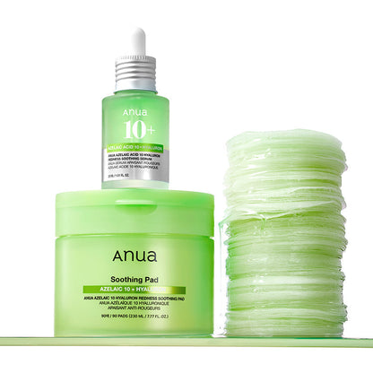 Discos Calmantes para Vermelhidão com Ácido Azelaico 10% e Ácido Hialurônico