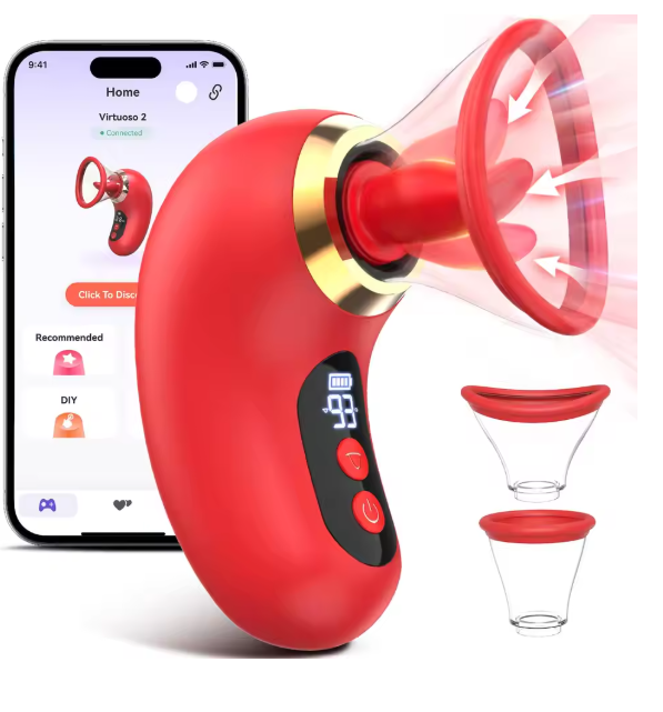 Estimulador Inteligente 5-em-1 com Controlo por App – Tecnologia, Sensualidade e Liberdade