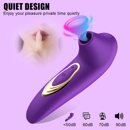💋 Vibrador de Sucção Clitoriana – Prazer por Ondas, Orgasmos Instantâneos💋