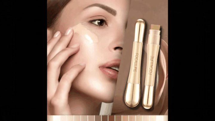 Corretor Focallure 2 em 1 - Antimanchas e Rejuvenescedor